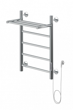 Полотенцесушитель электрический Aquanet Mauro 60х50 Тэн справа , с полкой Полотенцесушитель электрический Aquanet Mauro 60х50 Тэн справа , с полкой