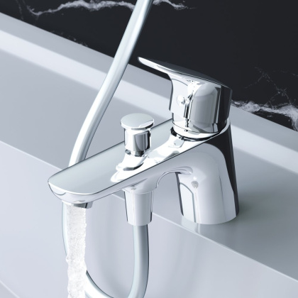 Смеситель Для ванны и душа для установки на борт ванны F8010232 Like