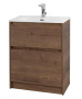 Тумба с раковиной напольная BelBagno KRAFT 39 70 Rovere Tabacco, раковина белая Тумба с раковиной напольная BelBagno KRAFT 39 70 Rovere Tabacco, раковина белая
