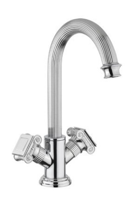 OLIMP-LS2-03/24-Sw Смеситель на раковину с донным клапаном, золото, ручки Swarovski OLIMP-LS2-03/24-Sw Смеситель на раковину с донным клапаном, золото, ручки Swarovski