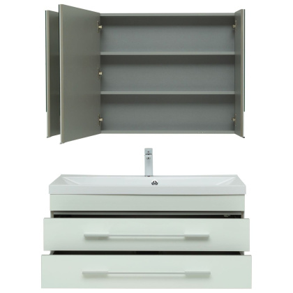 Мебель для ванной Aquanet Верона 100 белый (раковина Нота 284116)