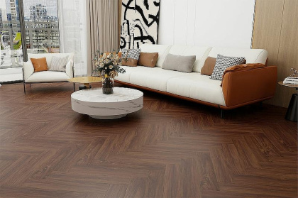 Кварц-виниловый ламинат SPC Aspenfloor Elegant EL6-08 Дуб Оксфорд 4V (5мм//1,311м2) (640мм*128мм), м2