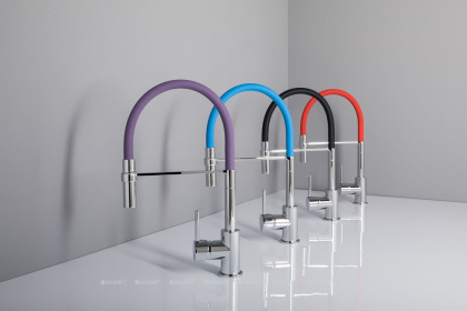 Смеситель для кухни Aquanet FF6215 черный Смеситель для кухни Aquanet FF6215 черный