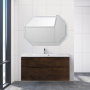 Тумба с раковиной подвесная BelBagno MARINO-H60 110 Rovere Nature, раковина белая