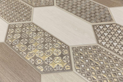 Плитка настенная 35017 Монтиш бежевый (34см*14см*6,9мм) (24шт/0,896м2) дерево, м2