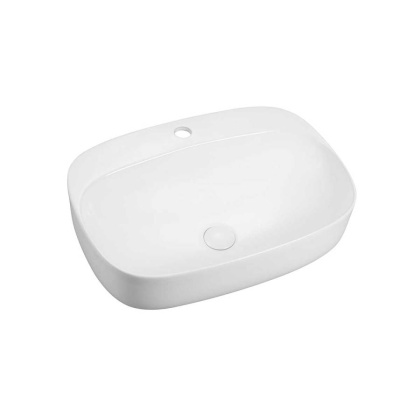 Раковина керамическая Vincea VBS-306, 595*420*155, накладная, цвет белый Раковина керамическая Vincea VBS-306, 595*420*155, накладная, цвет белый