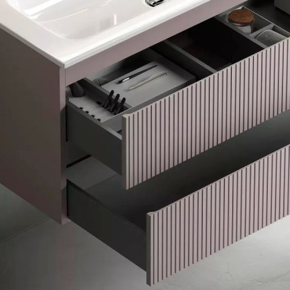 Тумба подвесная SANCOS Snob T 790х445х500, c двумя ящиками оснащенными доводчиками, Doha Soft, арт.SNT80SM