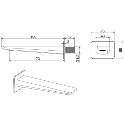 Излив Allen Brau Infinity 5.21020-31 черный матовый Излив Allen Brau Infinity 5.21020-31 черный матовый