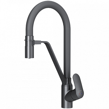 Смеситель Am.Pm Like F8007822 для кухонной мойки, Черный