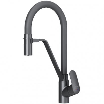 Смеситель Am.Pm Like F8007822 для кухонной мойки, Черный