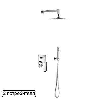 Система для душа скрытого монтажа EXCELLENT Keria AREX.SET.2045CR (хром) Система для душа скрытого монтажа EXCELLENT Keria AREX.SET.2045CR (хром)
