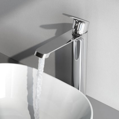 F8F92000 Func, Смеситель для умывальника высокий, Хром