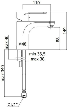 Смеситель для раковины Paffoni Green GR071CR