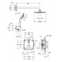 Душевой комплект Grohe Grohtherm 34734000 с внутренней частью, хром