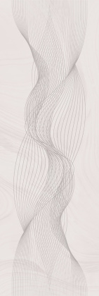 Декор Веро розовый светлый глянцевый обрезной 40x120x1