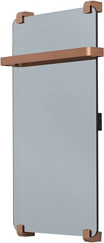 Полотенцесушитель электрический Allen Brau Infinity 80x44 с рейлингом и креплением, медь браш Полотенцесушитель электрический Allen Brau Infinity 80x44 с рейлингом и креплением, медь браш
