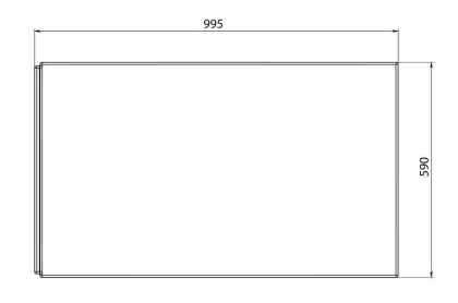 Панель боковая Flat 100 MG L/R