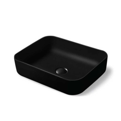 Раковина керамическая Vincea VBS-105MB, 500*410*130, накладная, цвет матовый черный Раковина керамическая Vincea VBS-105MB, 500*410*130, накладная, цвет матовый черный