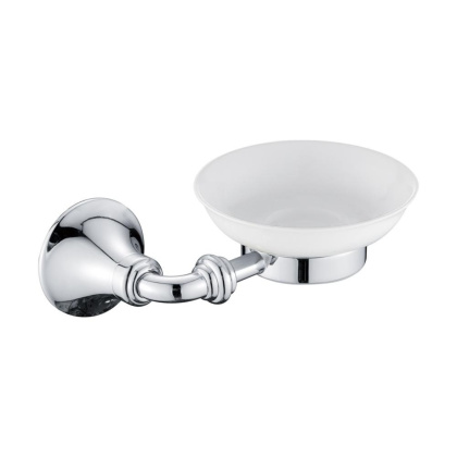 Мыльница  метал керамика, RG1203 Rose, Хром