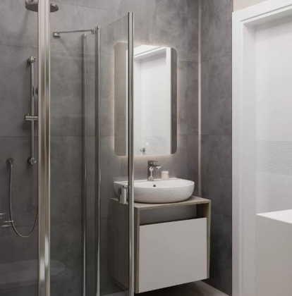 Настенная плитка 11265R Про Дабл серый матовый обрезной 30х60х9 (7 шт/1,26 м2), м2