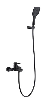 Смеситель для ванны с душем Creto Element 2.0-BSM-BK матовый черный