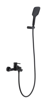 Смеситель для ванны с душем Creto Element 2.0-BSM-BK матовый черный