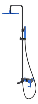 Стойка для душа Q BlackUV_Комплект