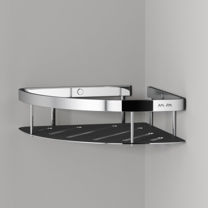 A7454100 Sense L Полка для душа угловая, хром