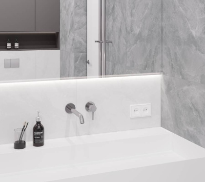 Regnum Grigio Керамогранит серый CR6012G0411R 59,5х119,1 матовый