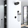 Душевой комплект Inspire VSFW-3I22MT3RMB встраиваемый, термостатический, двухрежимный, черный