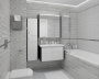 Бордюр AD\A532\60110 Glossy серый 4,8*60, шт