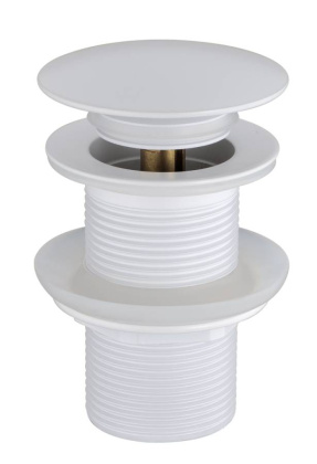 Слив для раковины, автомат(клик-клак) Matt White