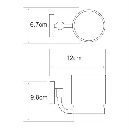 Rhein K-6228 Подстаканник одинарный Rhein K-6228 Подстаканник одинарный