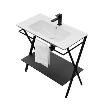 Металлическая структура PIANO Next напольная 85, черная матовая PIA.N.85\BLK