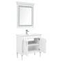 Комплект мебели для ванной Aquanet Селена 90 белый/серебро