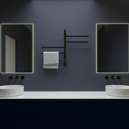 Полотенцесушитель электрический Vincea VTD-1S1CBE 43x60, черный, таймер Полотенцесушитель электрический Vincea VTD-1S1CBE 43x60, черный, таймер