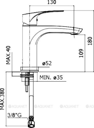 Смеситель для раковины Paffoni Lime LM071CR