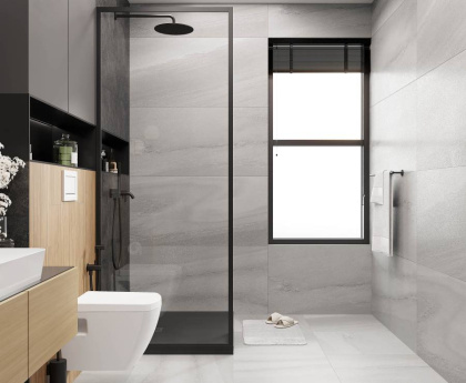 Керамогранит Laparet Urban Dazzle Gris серый лаппатированный 60х60 (4шт_1,44м2), м2
