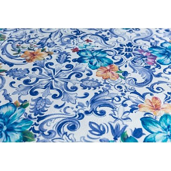 Обои виниловые Азулежу мотив, цветной