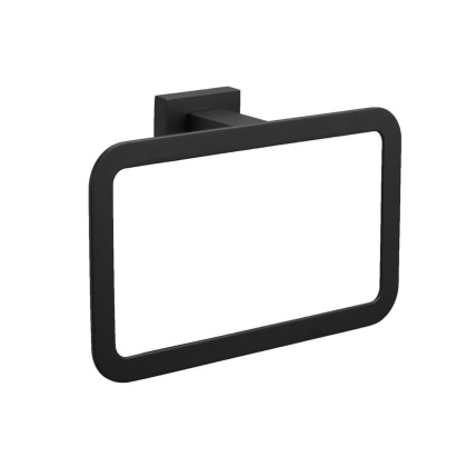 Полотенцедержатель в форме полукольца удлиненный, SG5606H Shevanik, Черный