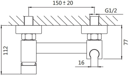 Гигиенический душ Shevanik S137H латунь черный