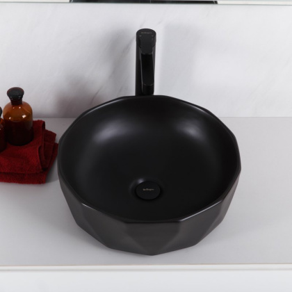 Раковина накладная керамическая черная BB1409H301 Раковина накладная керамическая черная BB1409H301