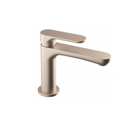 Смеситель для раковины OLE однорычажный без донного клапана 3/8, титановый атласный Смеситель для раковины OLE однорычажный без донного клапана 3/8, титановый атласный