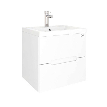 Тумба Onika Айленд 50 подвесная, белая (ум. Como 50/Фостер 50)