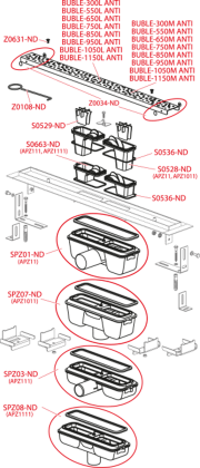 Водоотводящий желоб Antivandal с решеткой
