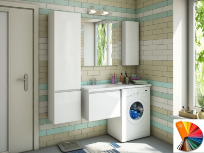 Тумба подвесная под умывальник Dallas Luxe 1050х482 1 ящик (ШхГхВ) 408х476х430