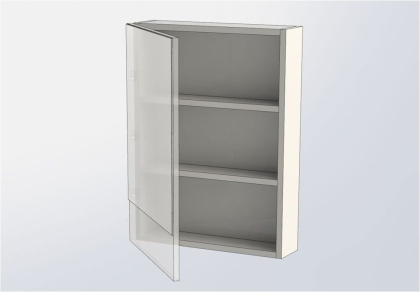 Зеркало-шкаф Aquanet Верона 50 белый