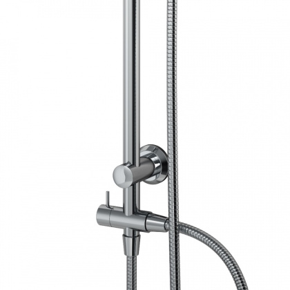 D0710000 Norma душевая система с тропическим  душем, ручной душ 5 функций,  шланг 175 мм D0710000 Norma душевая система с тропическим  душем, ручной душ 5 функций,  шланг 175 мм