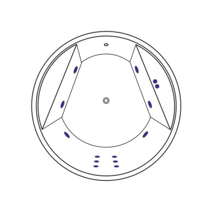Ванна EXCELLENT Great Arc 160 "LINE" (золото)