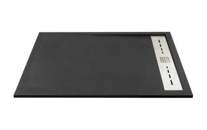 Душевой поддон Creto Scala 160x80 прямоугольный, черный